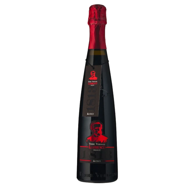 Vin Petiant Lambrusco Rosu Demi-Sec Emilia IGT Terre Verdiane 1813 Ceci 0.75l